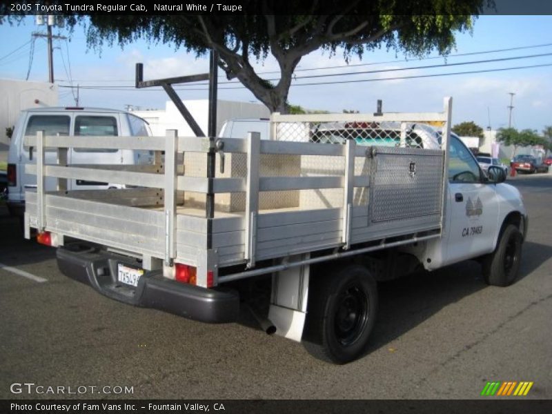 Natural White / Taupe 2005 Toyota Tundra Regular Cab