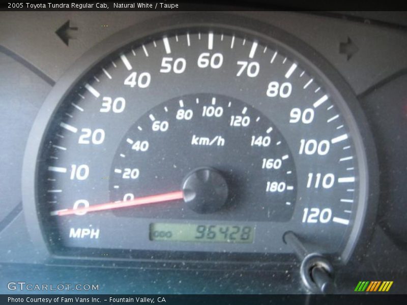 Natural White / Taupe 2005 Toyota Tundra Regular Cab