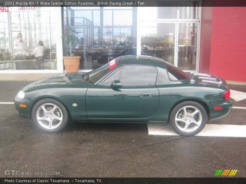 British Racing Green / Tan 2001 Mazda MX-5 Miata Special Edition Roadster