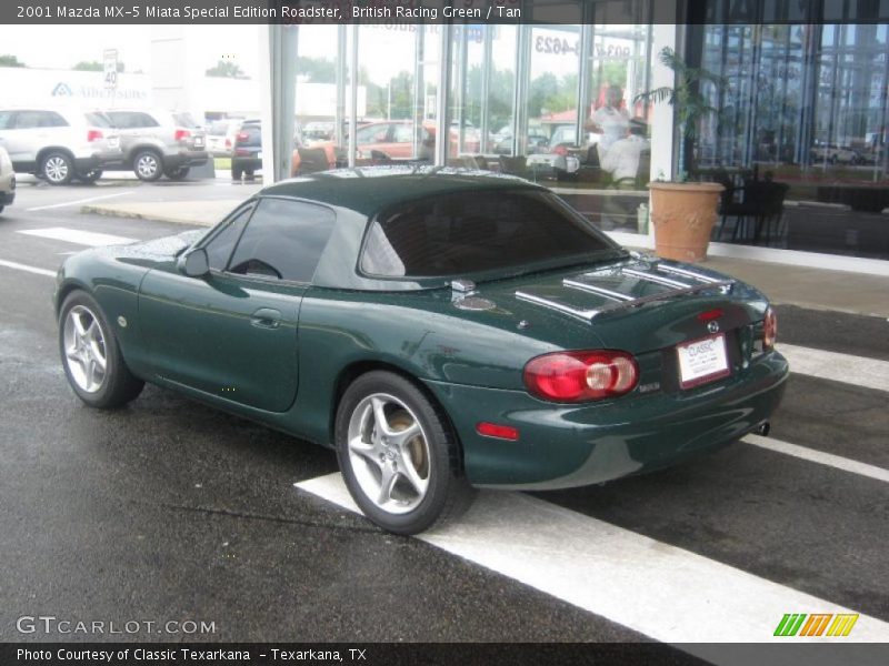 British Racing Green / Tan 2001 Mazda MX-5 Miata Special Edition Roadster