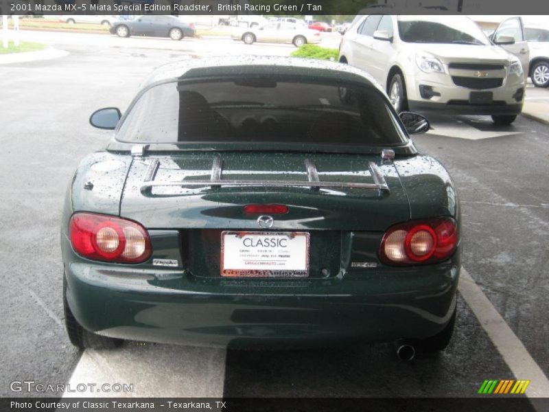 British Racing Green / Tan 2001 Mazda MX-5 Miata Special Edition Roadster