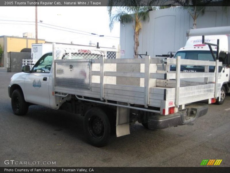 Natural White / Taupe 2005 Toyota Tundra Regular Cab