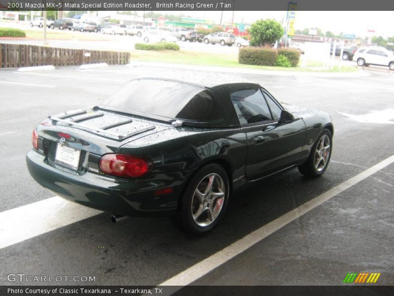 British Racing Green / Tan 2001 Mazda MX-5 Miata Special Edition Roadster