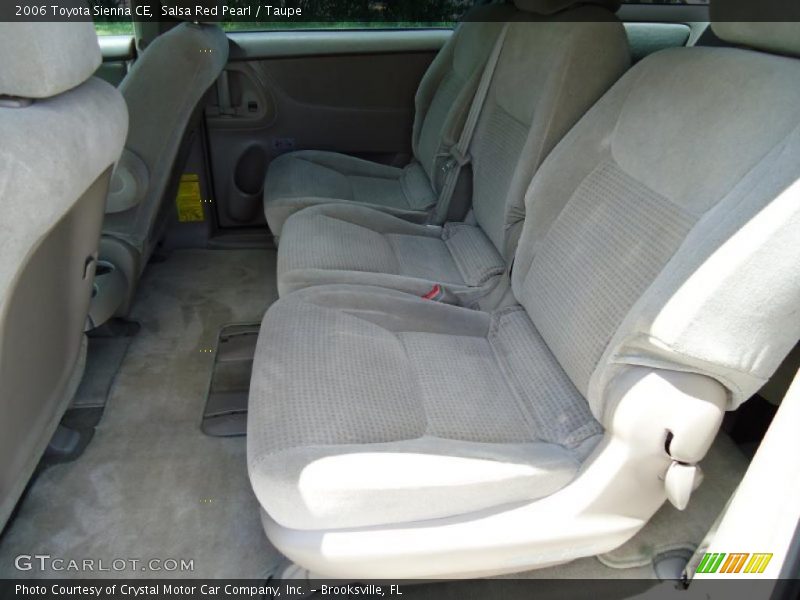 Salsa Red Pearl / Taupe 2006 Toyota Sienna CE