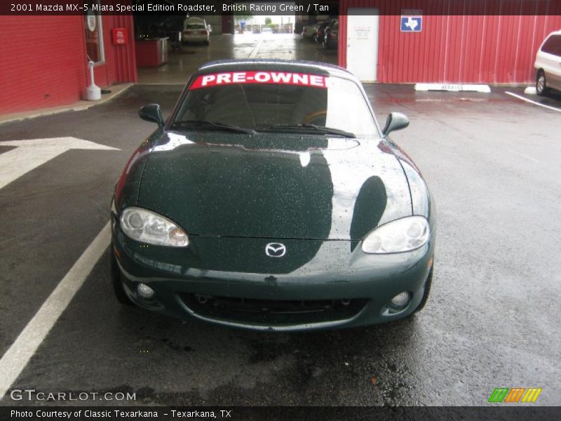 British Racing Green / Tan 2001 Mazda MX-5 Miata Special Edition Roadster