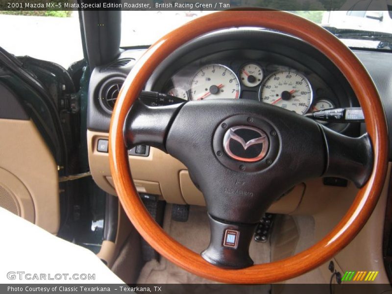 British Racing Green / Tan 2001 Mazda MX-5 Miata Special Edition Roadster
