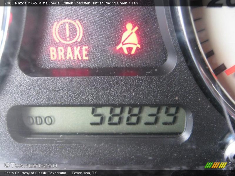 British Racing Green / Tan 2001 Mazda MX-5 Miata Special Edition Roadster