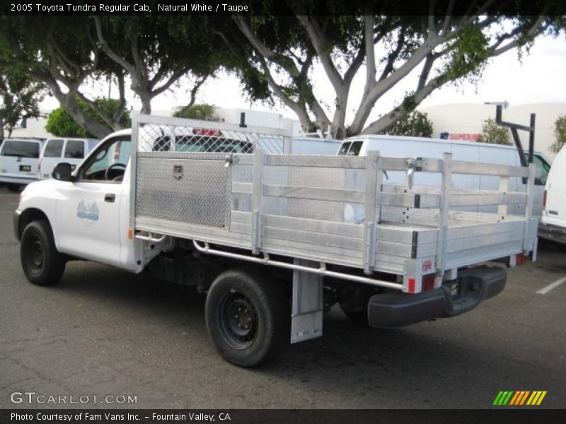Natural White / Taupe 2005 Toyota Tundra Regular Cab
