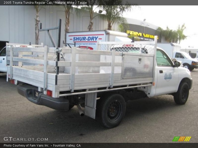 Natural White / Taupe 2005 Toyota Tundra Regular Cab