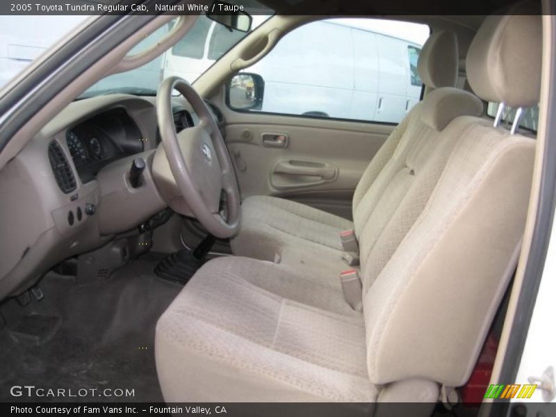 Natural White / Taupe 2005 Toyota Tundra Regular Cab