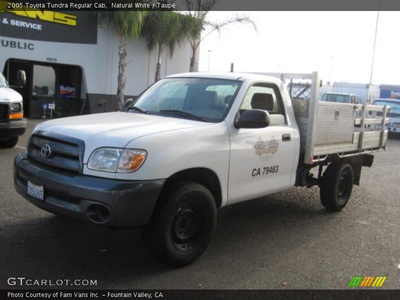 Natural White / Taupe 2005 Toyota Tundra Regular Cab