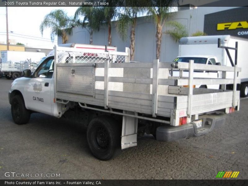Natural White / Taupe 2005 Toyota Tundra Regular Cab