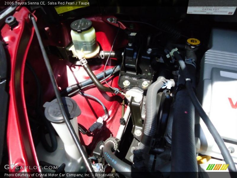 Salsa Red Pearl / Taupe 2006 Toyota Sienna CE