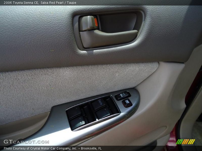 Salsa Red Pearl / Taupe 2006 Toyota Sienna CE