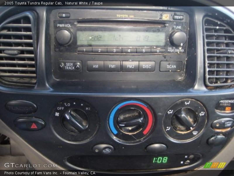 Natural White / Taupe 2005 Toyota Tundra Regular Cab