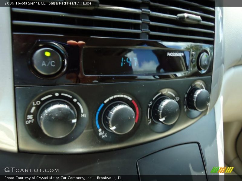 Salsa Red Pearl / Taupe 2006 Toyota Sienna CE