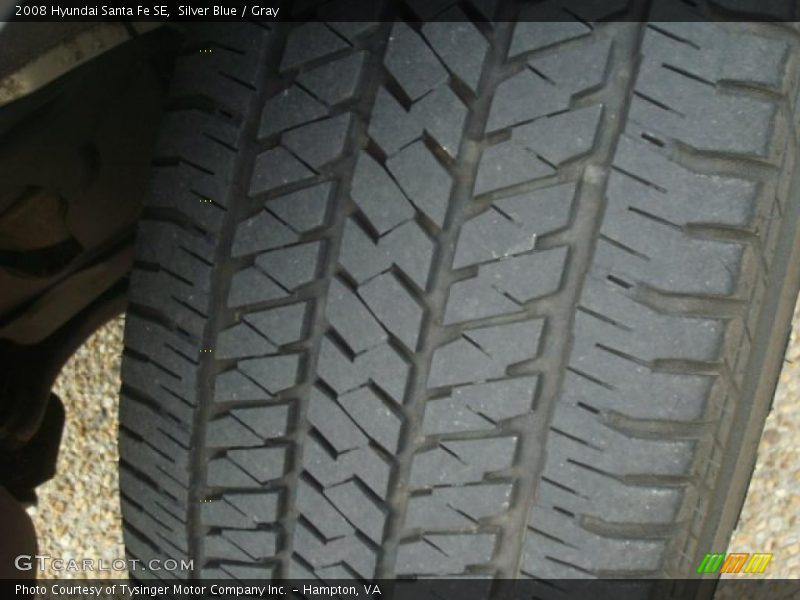 Silver Blue / Gray 2008 Hyundai Santa Fe SE