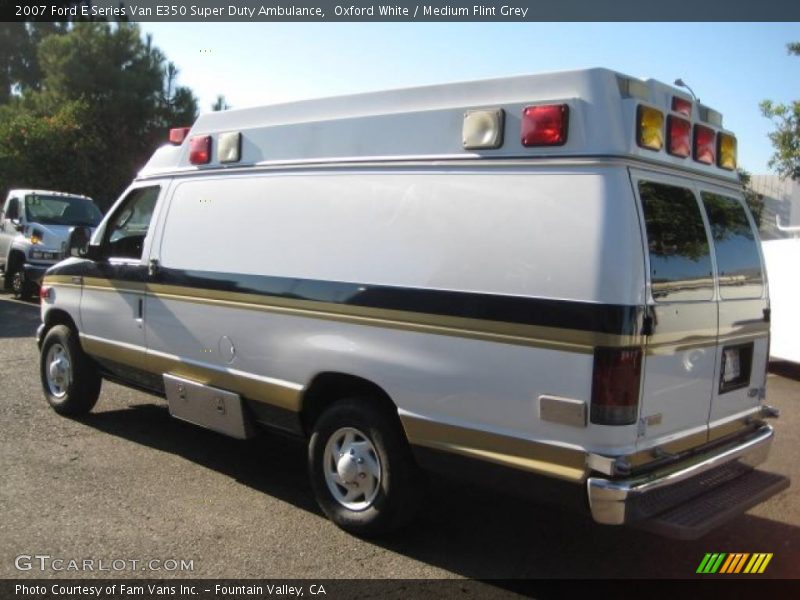Oxford White / Medium Flint Grey 2007 Ford E Series Van E350 Super Duty Ambulance