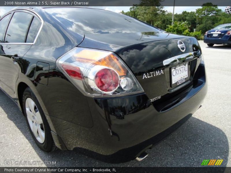 Super Black / Charcoal 2008 Nissan Altima 2.5 S