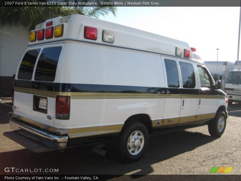 Oxford White / Medium Flint Grey 2007 Ford E Series Van E350 Super Duty Ambulance