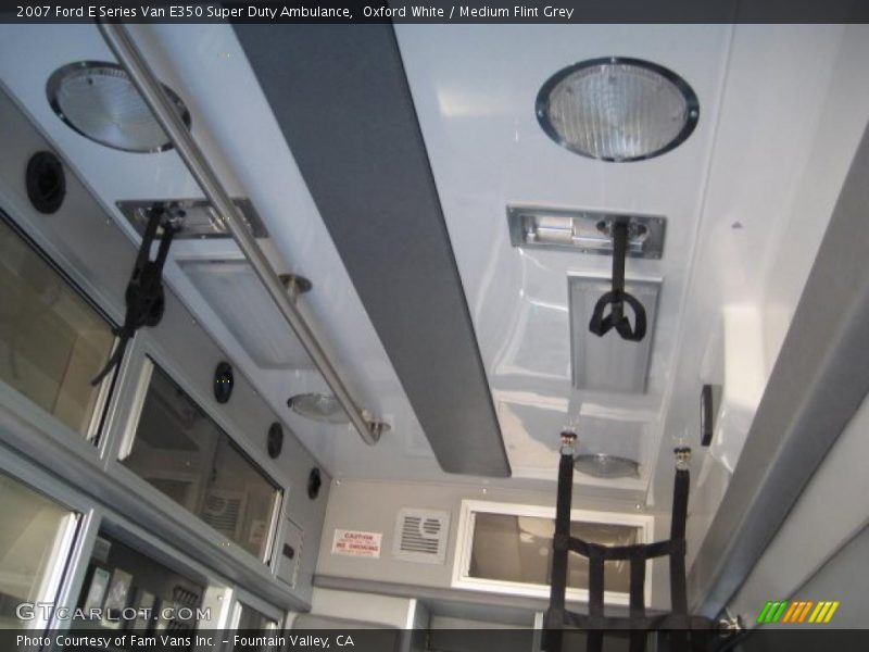 Oxford White / Medium Flint Grey 2007 Ford E Series Van E350 Super Duty Ambulance