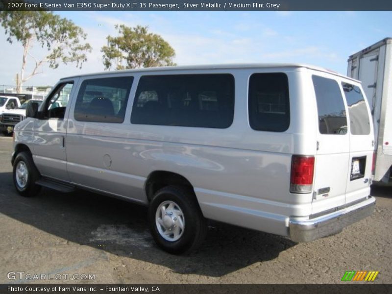 Silver Metallic / Medium Flint Grey 2007 Ford E Series Van E350 Super Duty XLT 15 Passenger