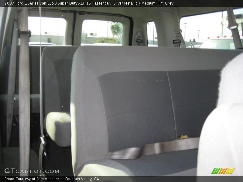 Silver Metallic / Medium Flint Grey 2007 Ford E Series Van E350 Super Duty XLT 15 Passenger