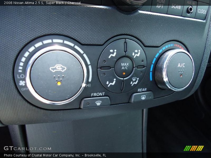 Super Black / Charcoal 2008 Nissan Altima 2.5 S