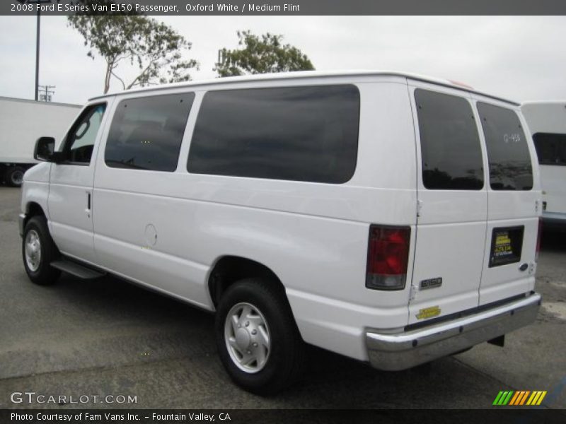 Oxford White / Medium Flint 2008 Ford E Series Van E150 Passenger