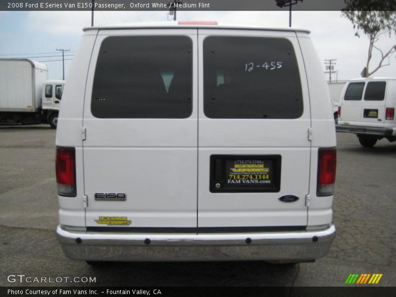 Oxford White / Medium Flint 2008 Ford E Series Van E150 Passenger
