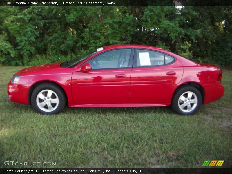 Crimson Red / Cashmere/Ebony 2008 Pontiac Grand Prix Sedan