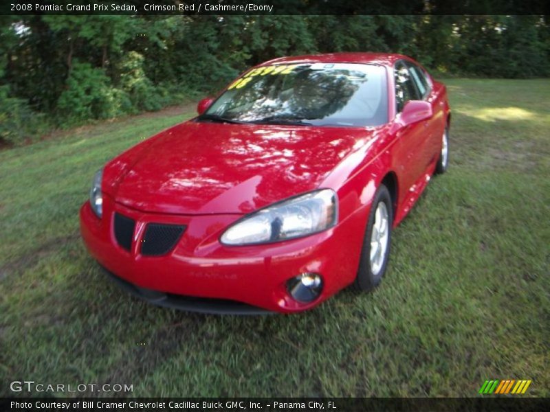 Crimson Red / Cashmere/Ebony 2008 Pontiac Grand Prix Sedan