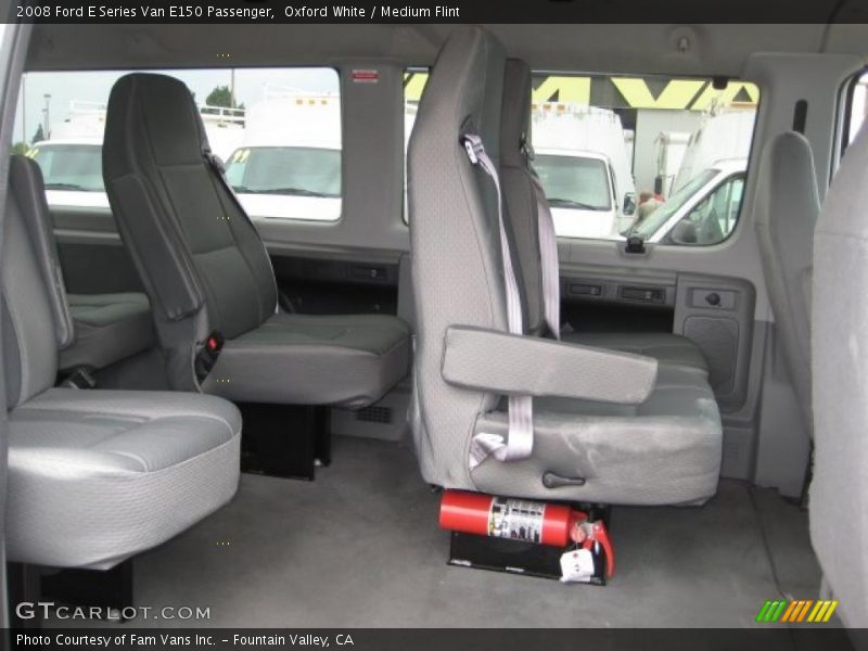 Oxford White / Medium Flint 2008 Ford E Series Van E150 Passenger