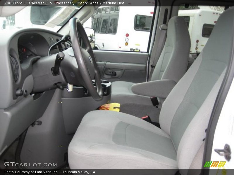Oxford White / Medium Flint 2008 Ford E Series Van E150 Passenger