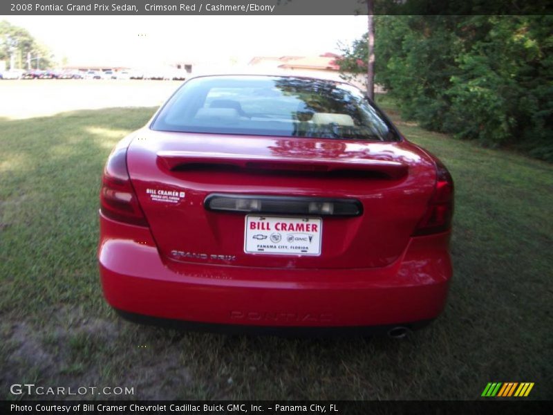 Crimson Red / Cashmere/Ebony 2008 Pontiac Grand Prix Sedan