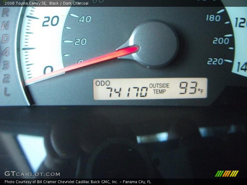 Black / Dark Charcoal 2008 Toyota Camry SE