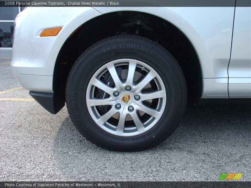 Crystal Silver Metallic / Black 2008 Porsche Cayenne Tiptronic