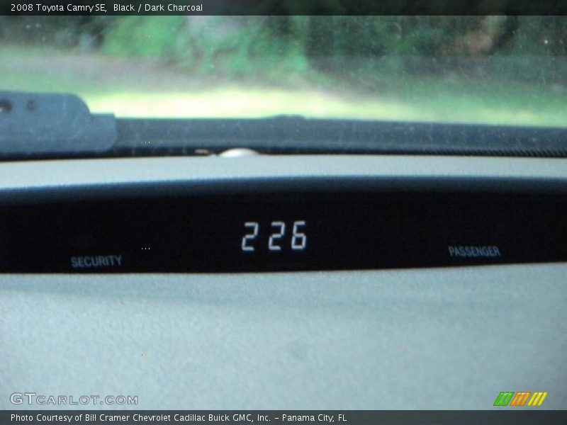 Black / Dark Charcoal 2008 Toyota Camry SE