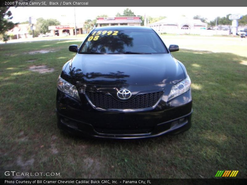 Black / Dark Charcoal 2008 Toyota Camry SE
