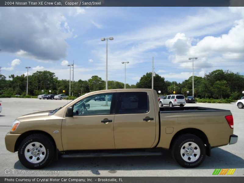 Copper / Sand/Steel 2004 Nissan Titan XE Crew Cab