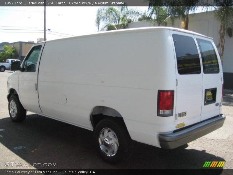 Oxford White / Medium Graphite 1997 Ford E Series Van E250 Cargo