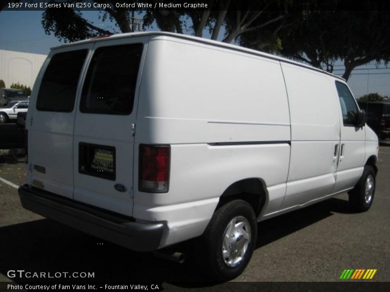 Oxford White / Medium Graphite 1997 Ford E Series Van E250 Cargo