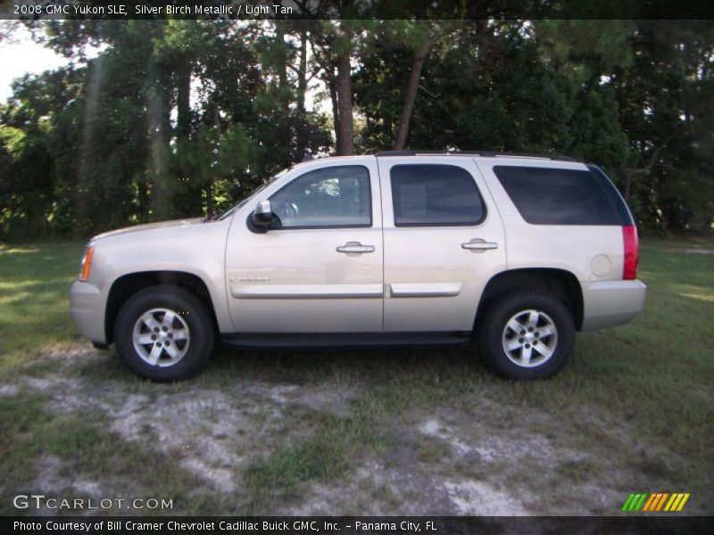 Silver Birch Metallic / Light Tan 2008 GMC Yukon SLE