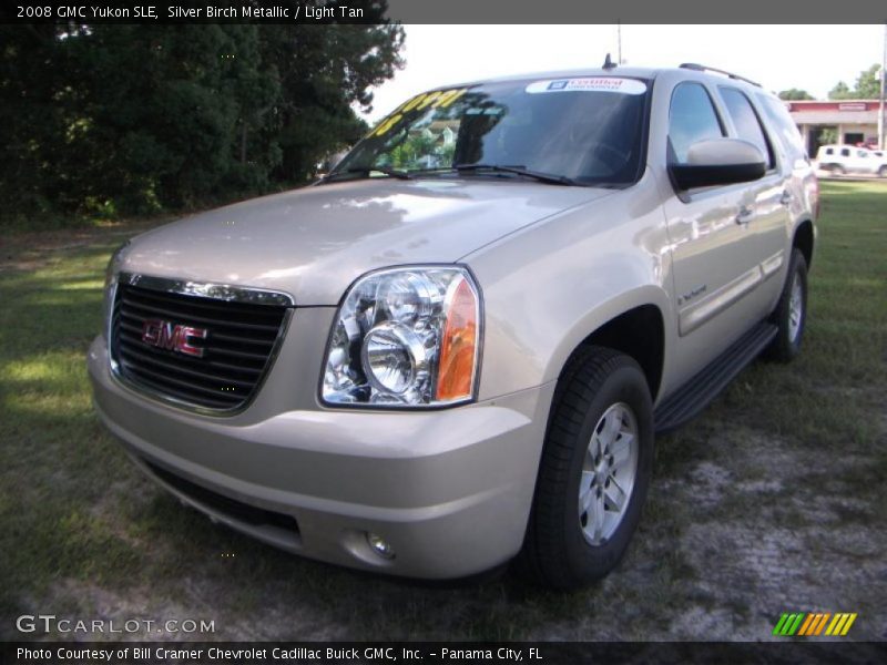 Silver Birch Metallic / Light Tan 2008 GMC Yukon SLE