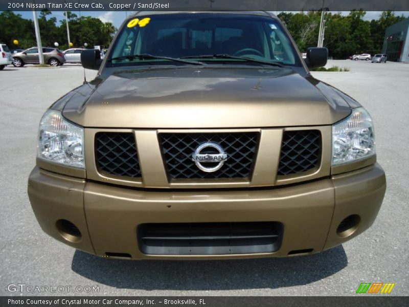 Copper / Sand/Steel 2004 Nissan Titan XE Crew Cab