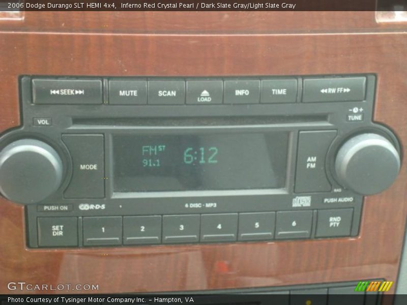 Inferno Red Crystal Pearl / Dark Slate Gray/Light Slate Gray 2006 Dodge Durango SLT HEMI 4x4
