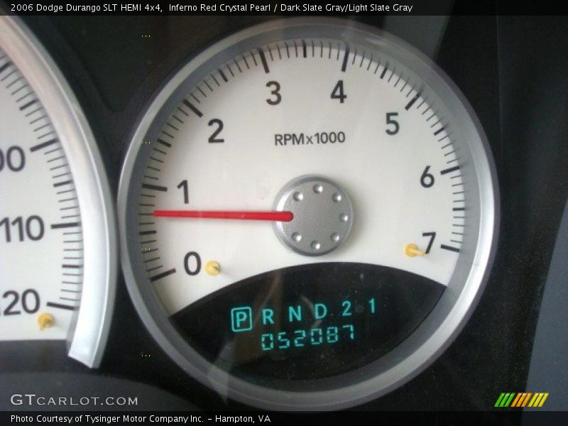 Inferno Red Crystal Pearl / Dark Slate Gray/Light Slate Gray 2006 Dodge Durango SLT HEMI 4x4