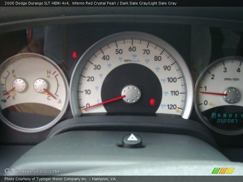 Inferno Red Crystal Pearl / Dark Slate Gray/Light Slate Gray 2006 Dodge Durango SLT HEMI 4x4