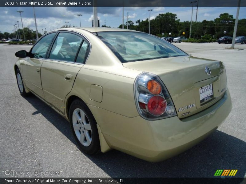 Velvet Beige / Blond 2003 Nissan Altima 2.5 SL