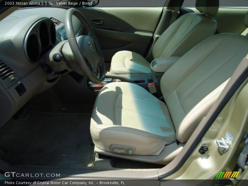 Velvet Beige / Blond 2003 Nissan Altima 2.5 SL